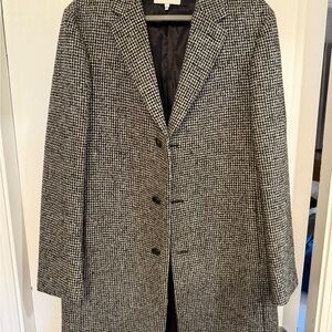 Reiss Monochrome Houndstooth Jacket
